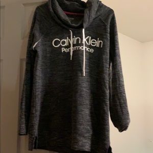 Women’s gray with white wording sweatshirt